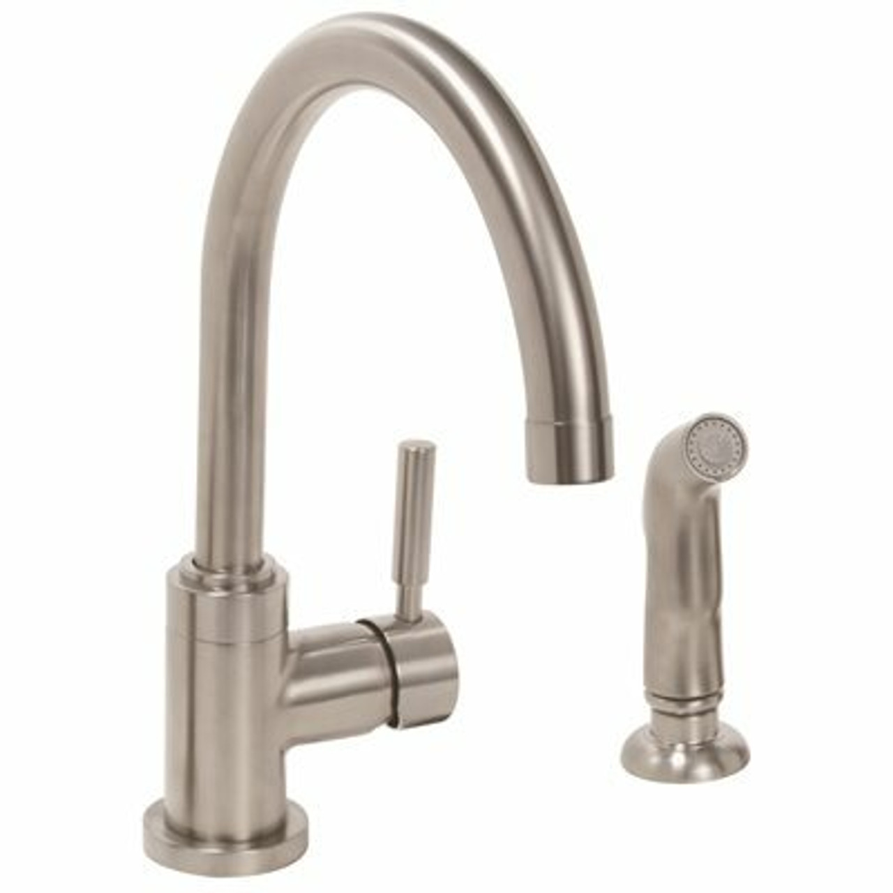 Premier Essen Single-Handle Kitchen Faucet With Side Spray In Brushed Nickel