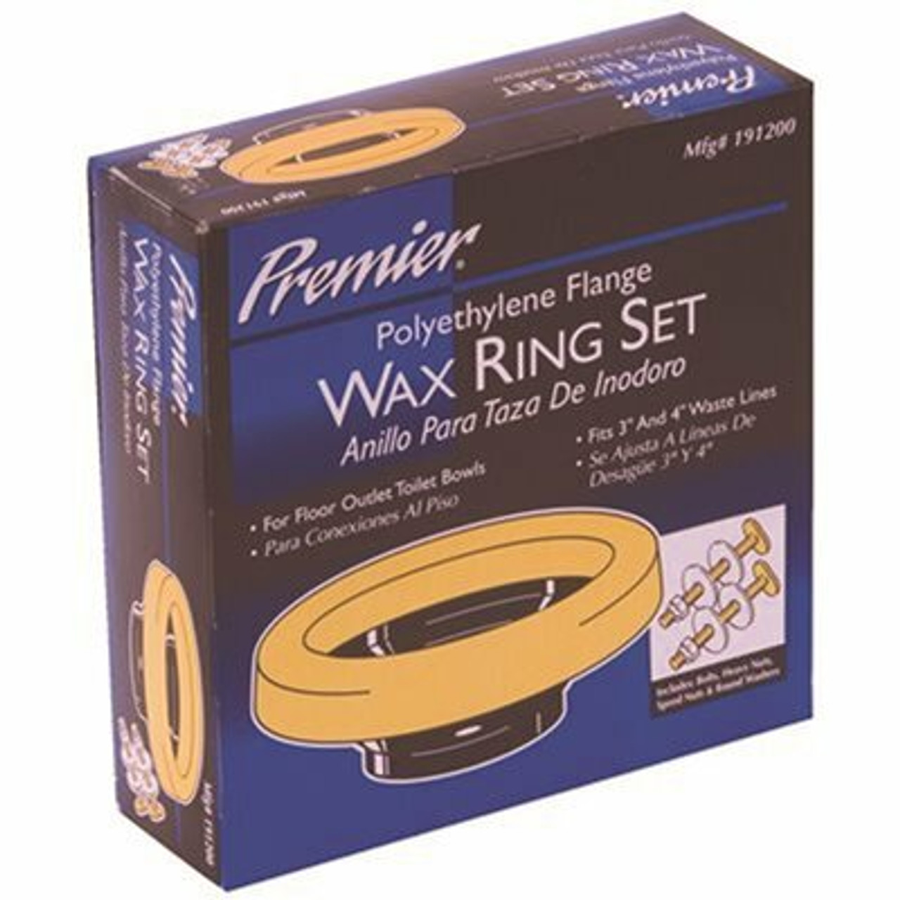 Premier Wax Ring Kit With Polyethylene Flange