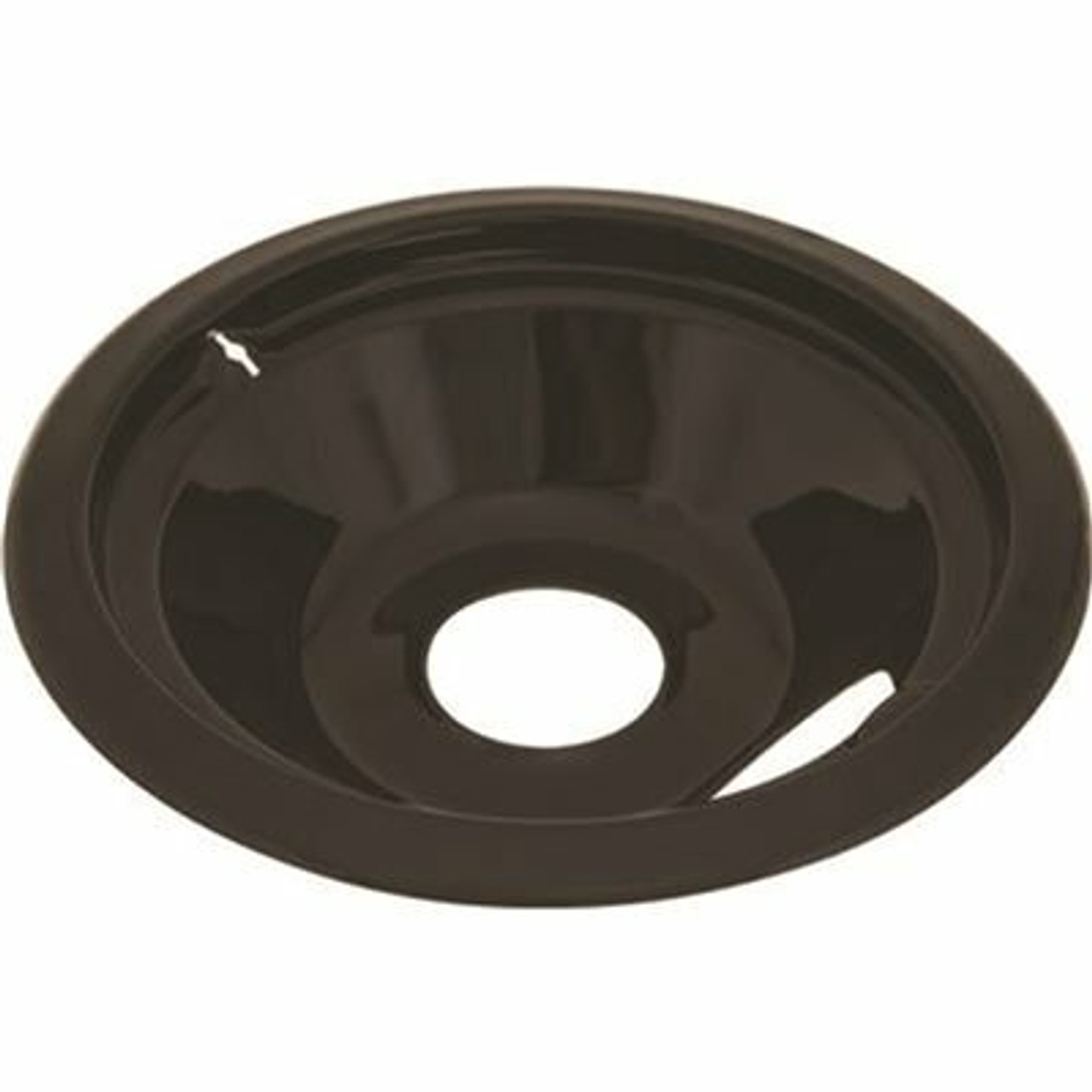 Porcelain-Coated Drip Pan For Ge And Hotpoint Electric Ranges In Black 6 in. (6-Pack)