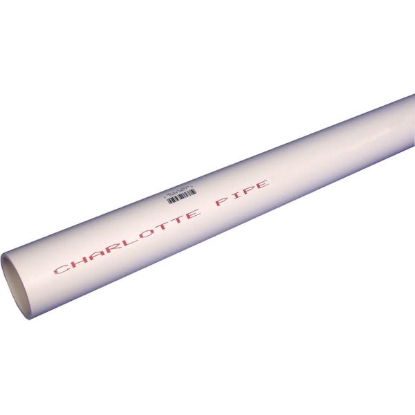 Charlotte Pipe 3/4 In X 10 Ft Pvc Schedule 40 Pressure Plain-End Pipe