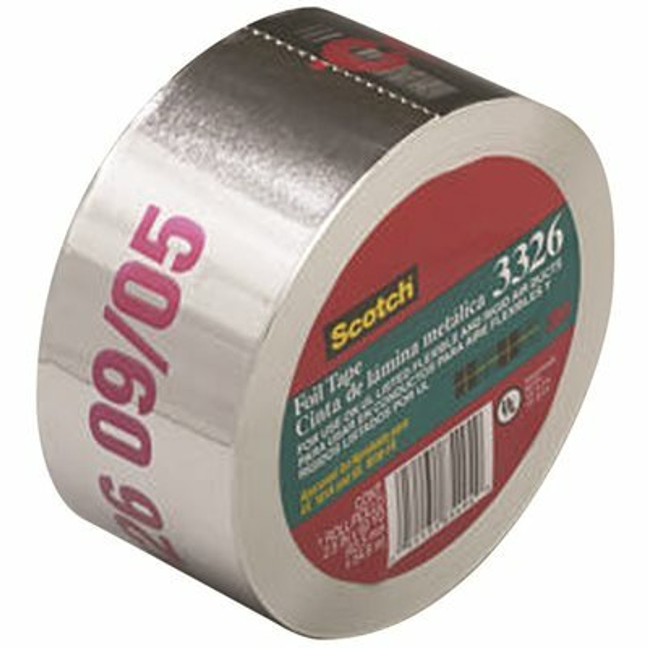 3M 2.5 In. X 60 Yd. Foil Duct Tape