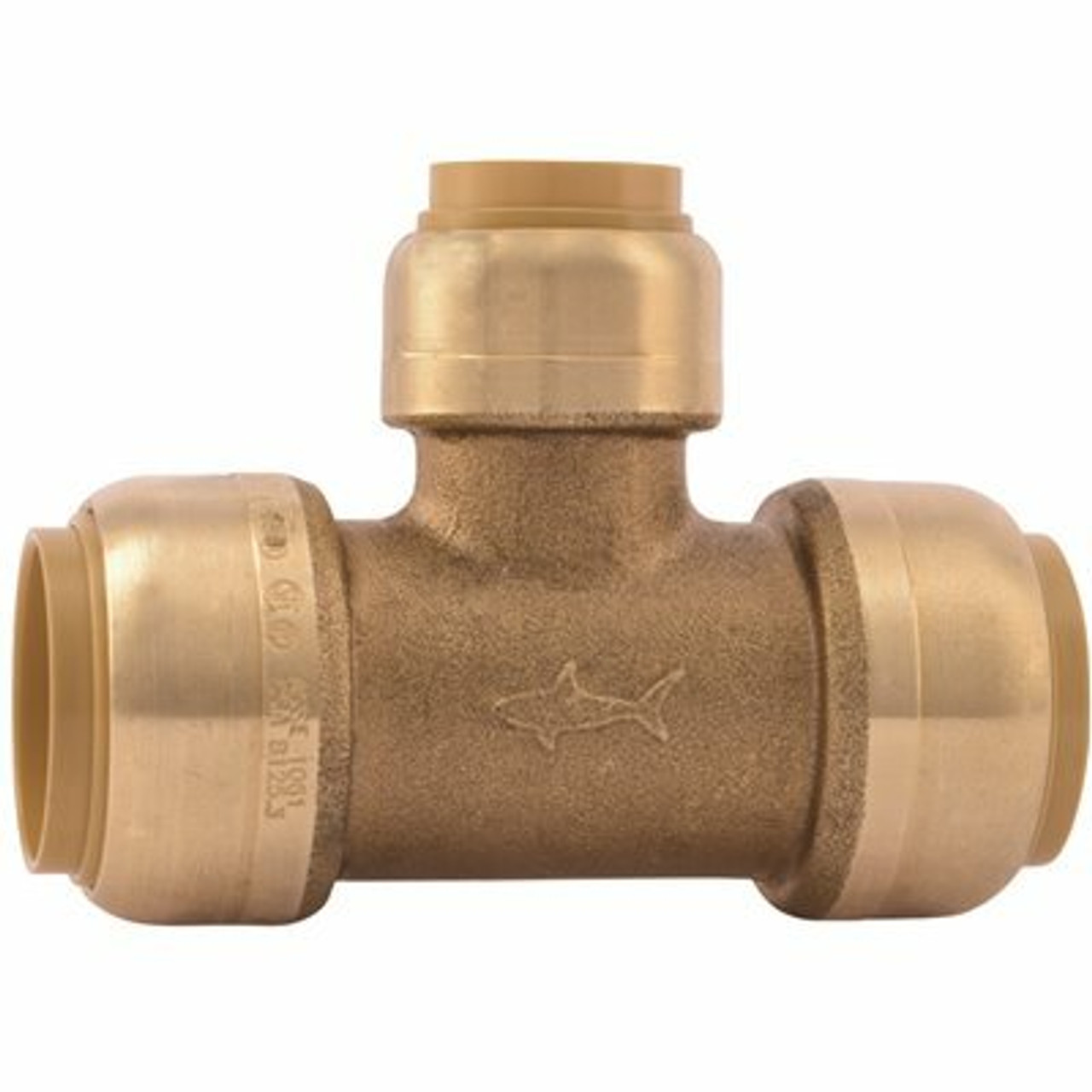 Sharkbite 3/4 In. X 3/4 In. X 1/2 In. Brass Push-To-Connect Reducing Tee Fitting