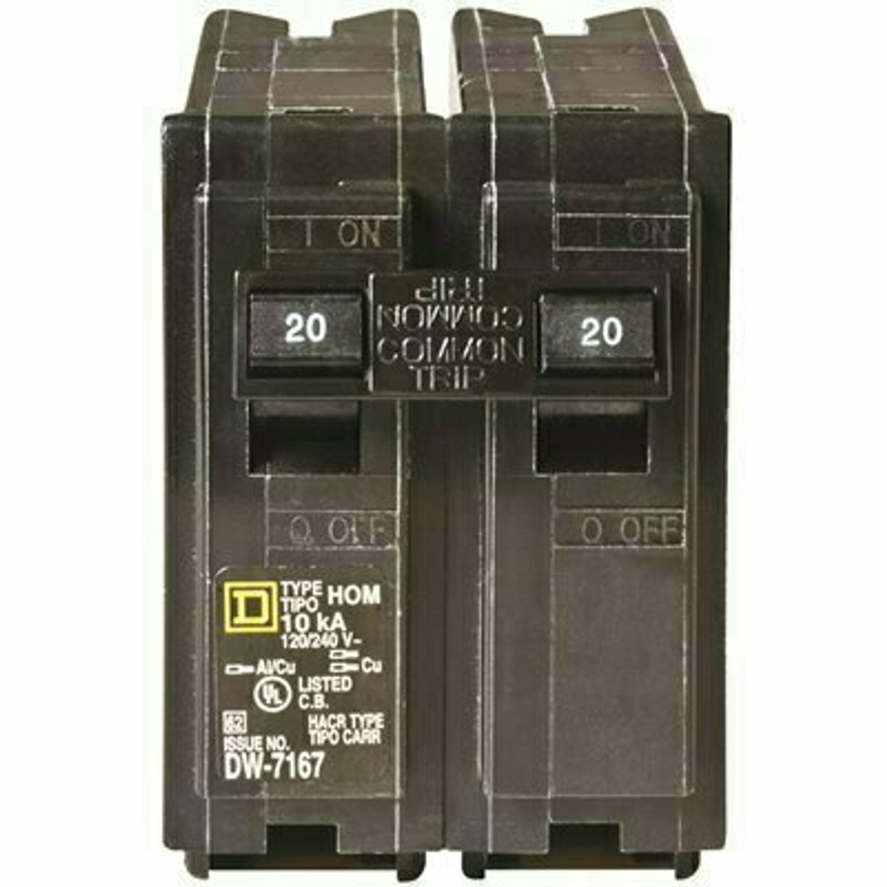 Square D Homeline 20 Amp 2-Pole Circuit Breaker