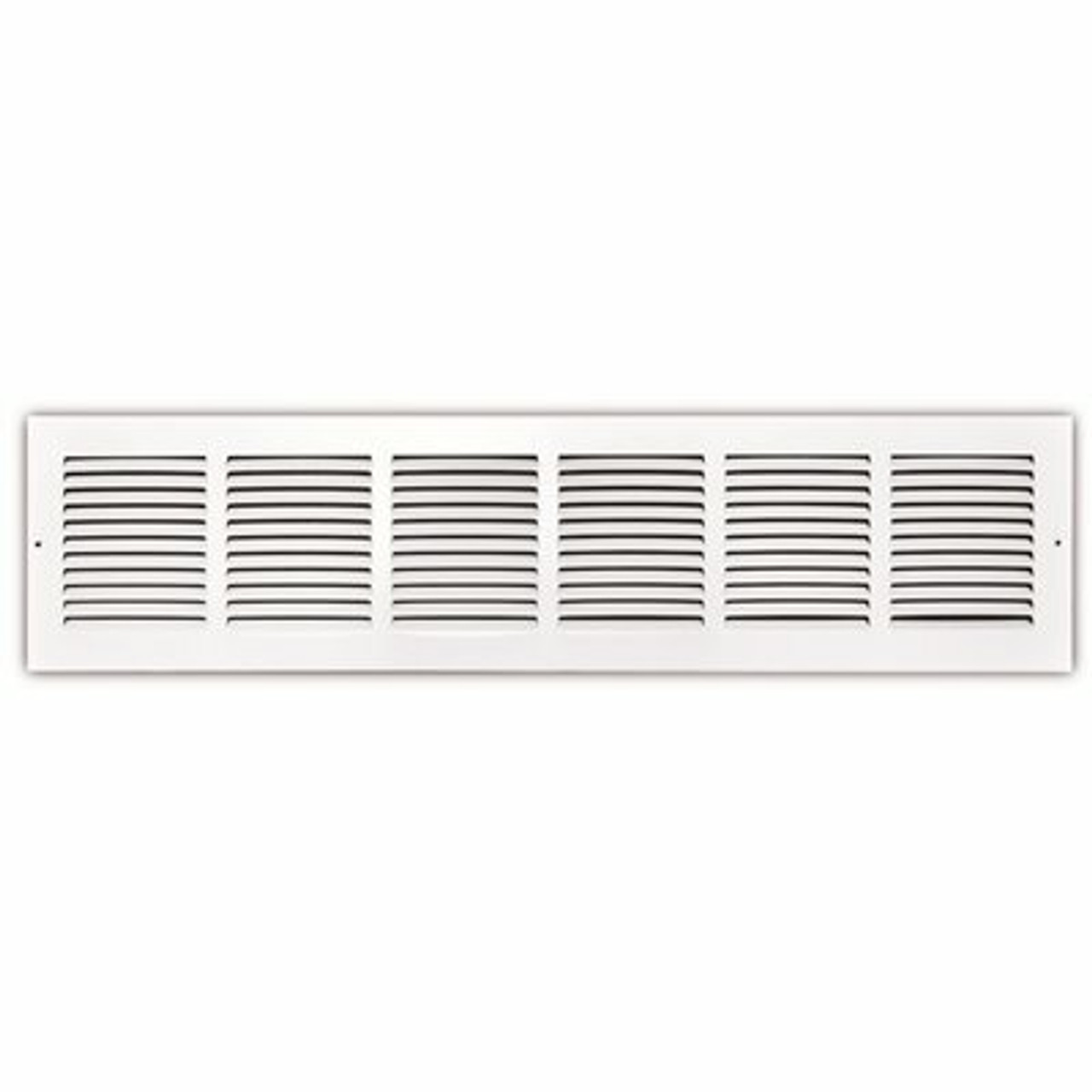 Truaire 30 In. X 6 In. White Stamped Return Air Grille