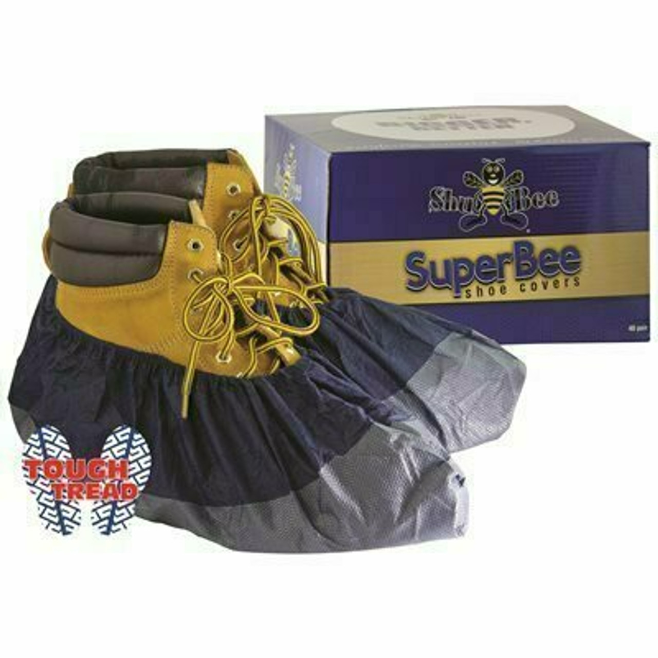 Shubee Superbee Shoe Cover Dark Blue 40Pr