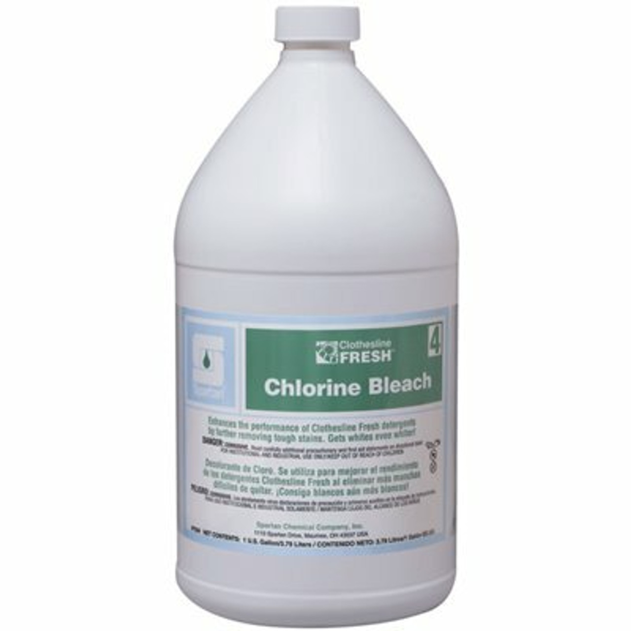 Spartan Chemical Co. Clothesline Fresh 1 Gallon Chlorine Bleach (4 Per Pack)