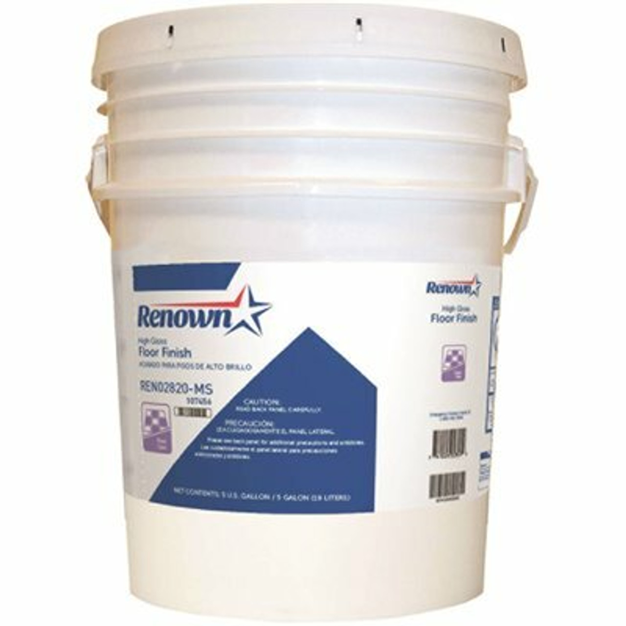 Renown High-Gloss Floor Finish, 5 Gal., 1 Pail