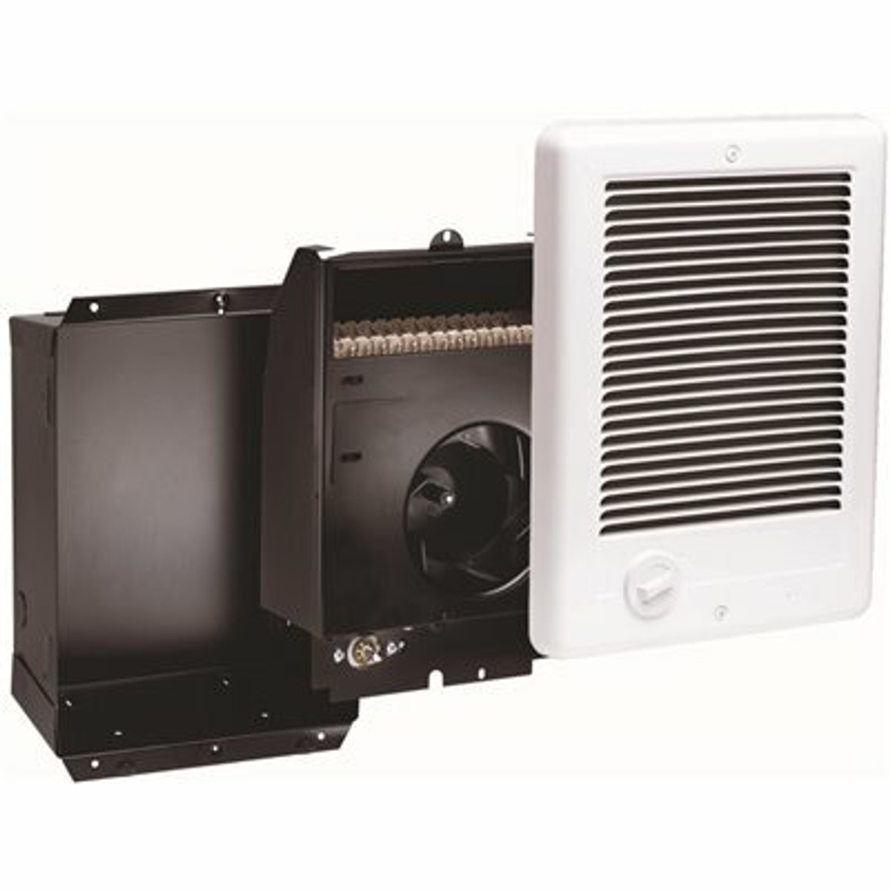 Cadet Com-Pak 2,000-Watt 240-Volt Fan-Forced In-Wall Electric Heater In White