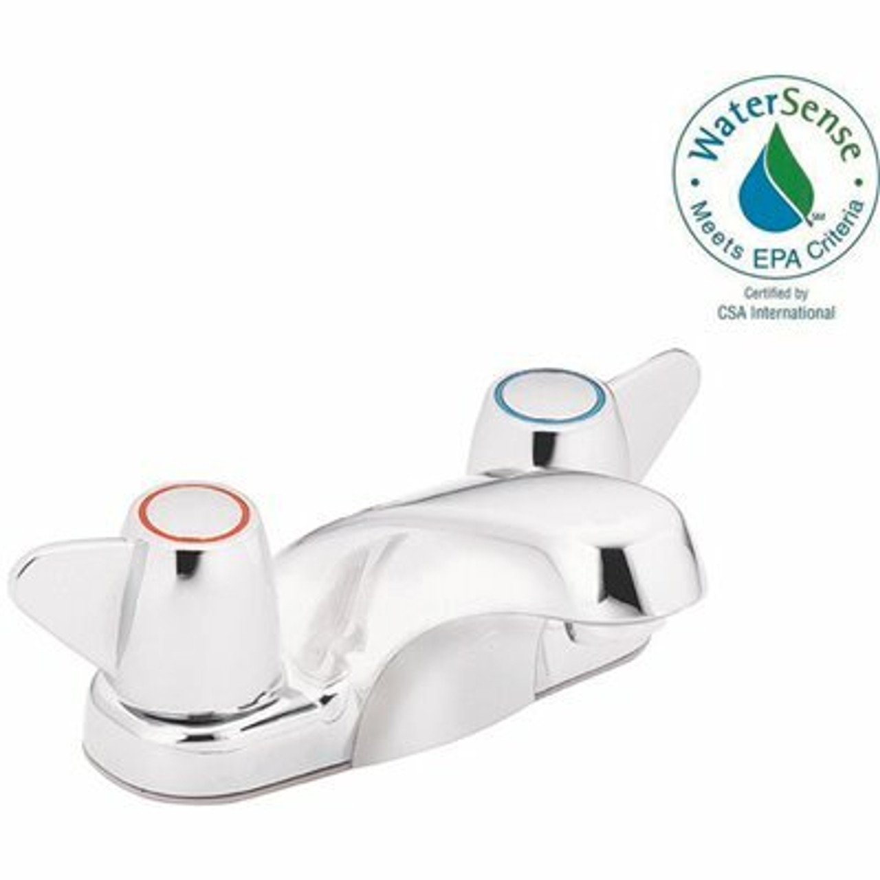 Cleveland Faucet Group Cornerstone 4 In. Centerset 2-Handle Bathroom Faucet Without Waste In Chrome