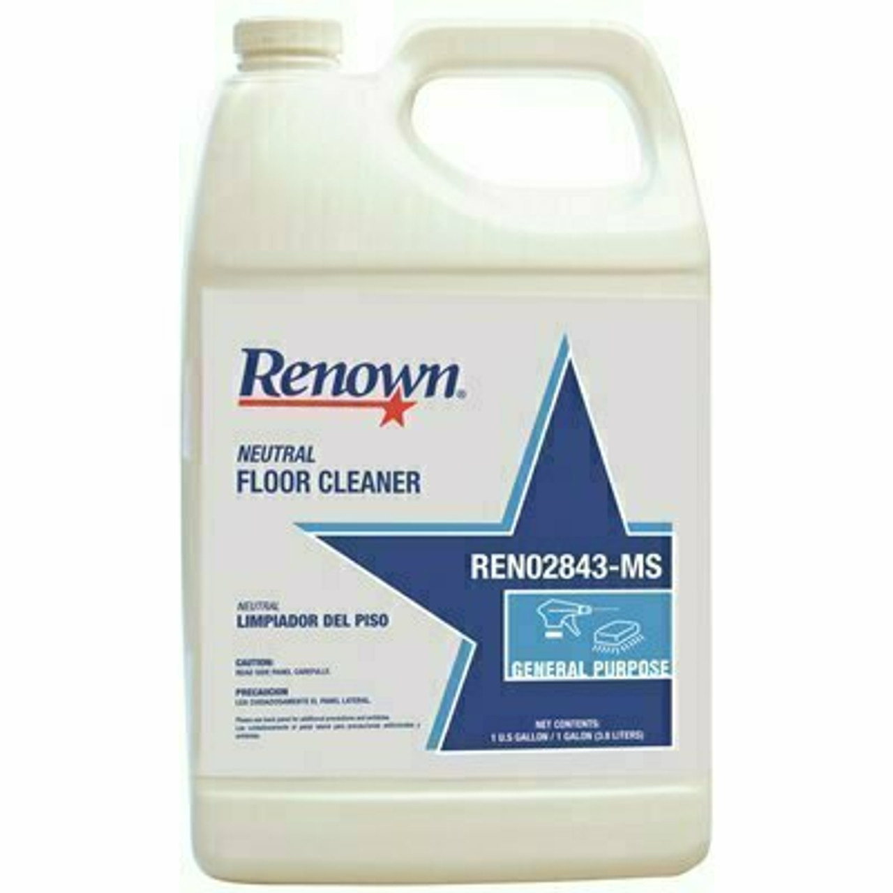 Renown Neutral Floor Cleaner, 1 Gal., 4 Per Case - 107467