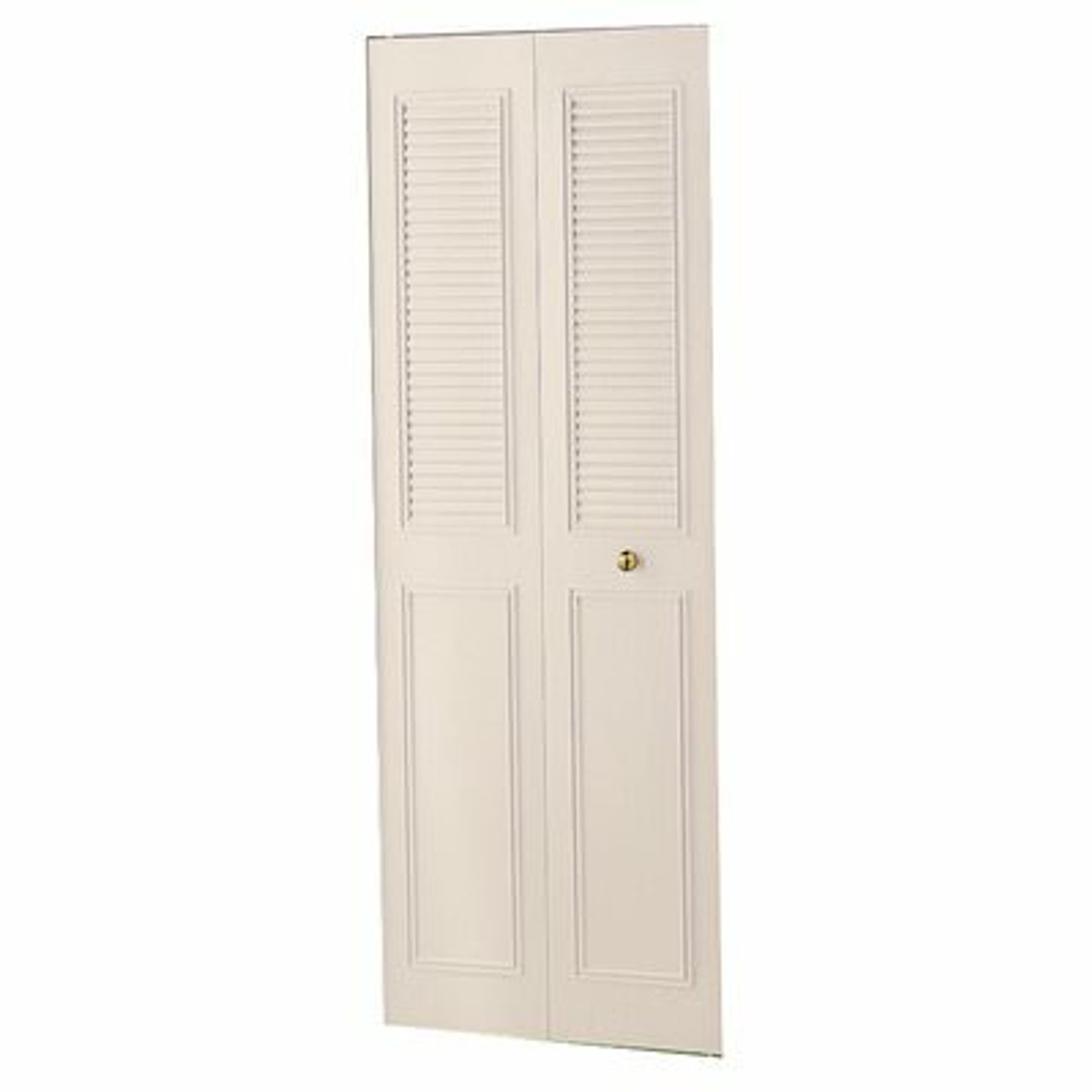 Dunbarton Corporation Dunbarton The Classic Metal Bi-Fold Door, Ivory, 2 Panel, 36X80 In.