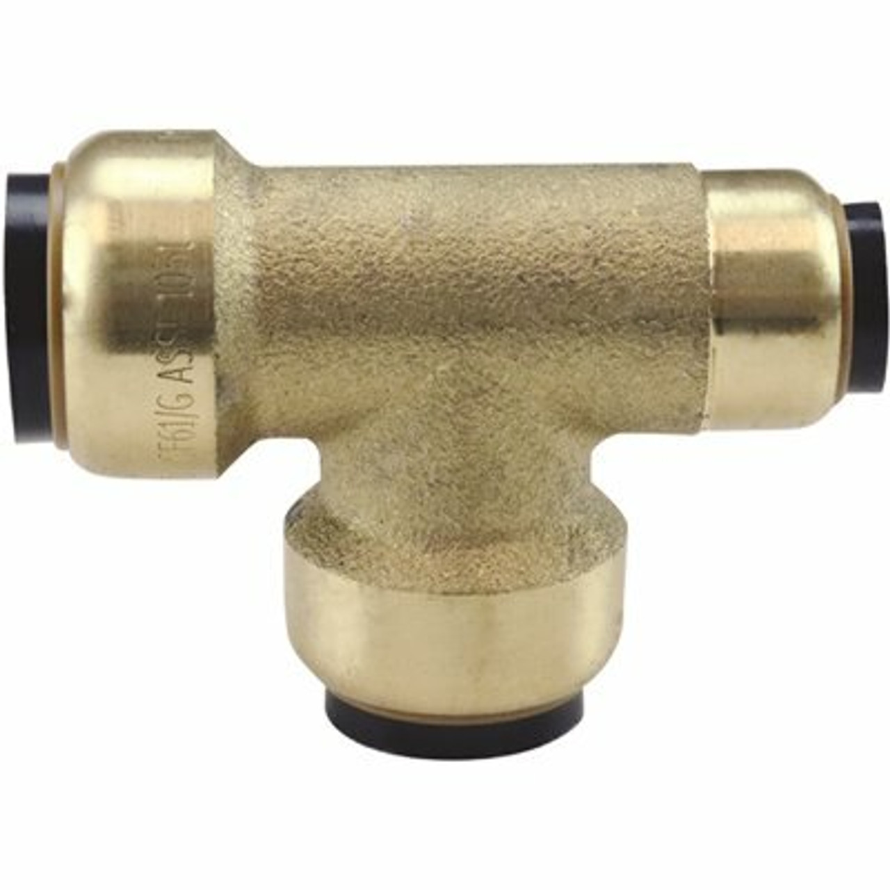 Tectite 3/4 In. X 1/2 In. X 3/4 In. Brass Push-To-Connect Reducer Tee