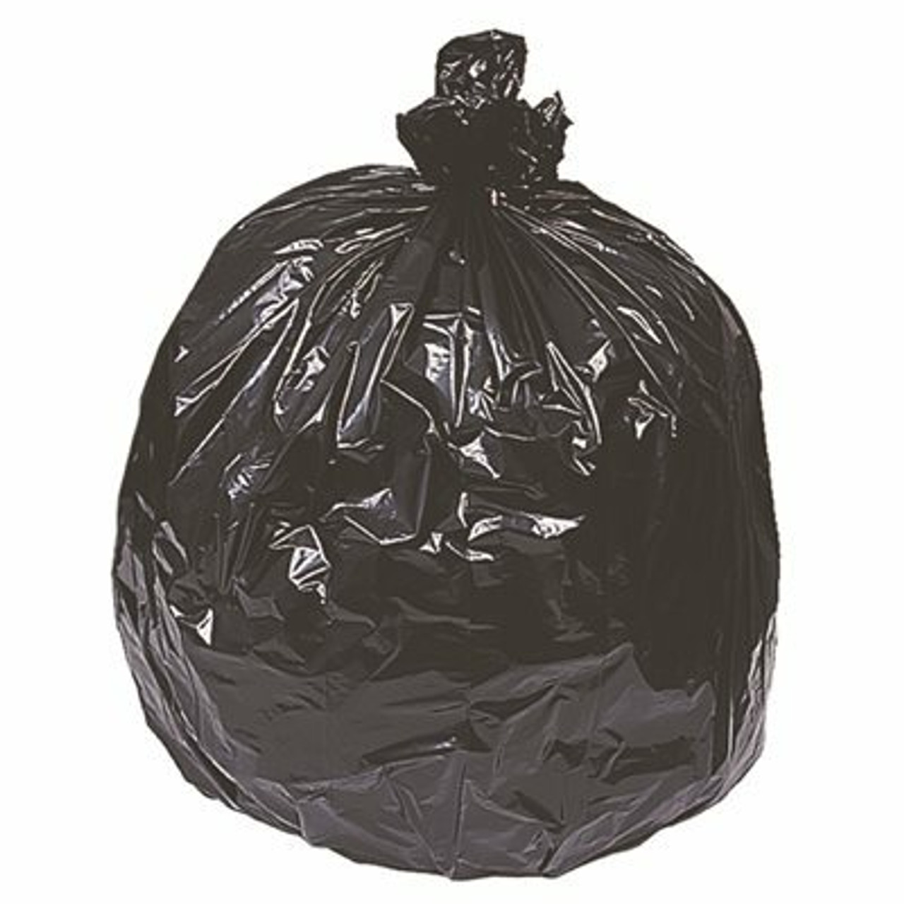 40 Gal. To 45 Gal. 40 In. X 46 In. 1.5 Mil Black Low-Density Trash Bags (10 Bags Per Roll 10 Rolls Per Case)