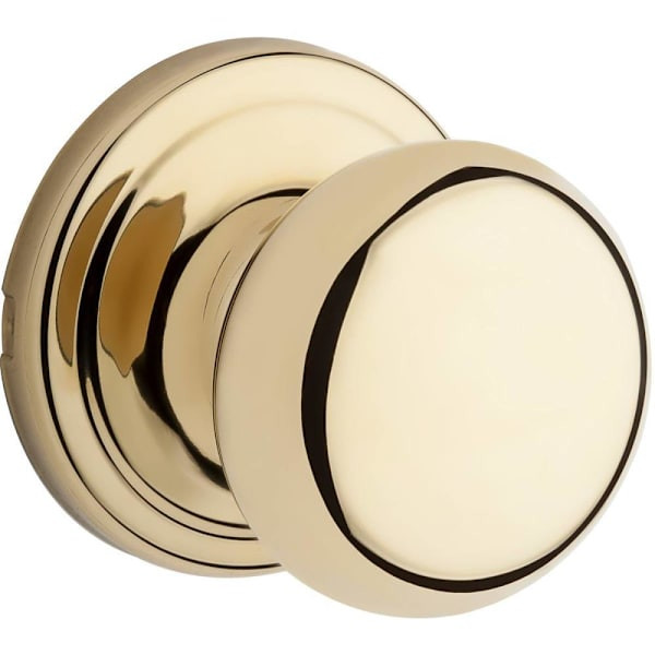 Kwikset Hancock Polished Brass Hall/Closet Passage Door Knob