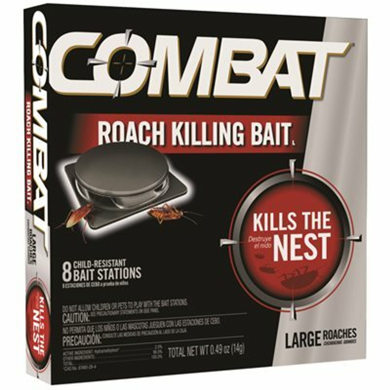 Dial Combat Roach Killing Bait For Large Roaches- 12/8Ct
