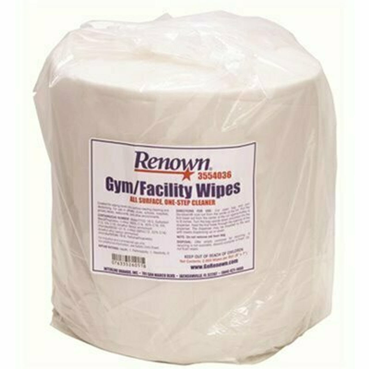 Renown All-Surface Cleaning Facility Gym Wipe Rolls (2000-Count)(2-Pack)