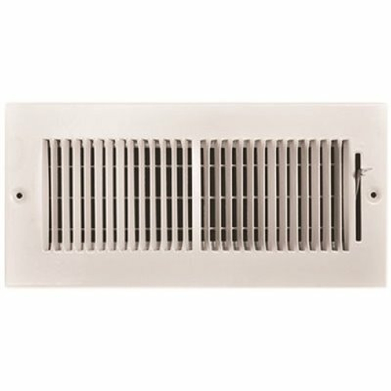 Truaire 10 In. X 4 In. 2-Way Steel Wall/Ceiling Register 1/3 In. Fin Spacing