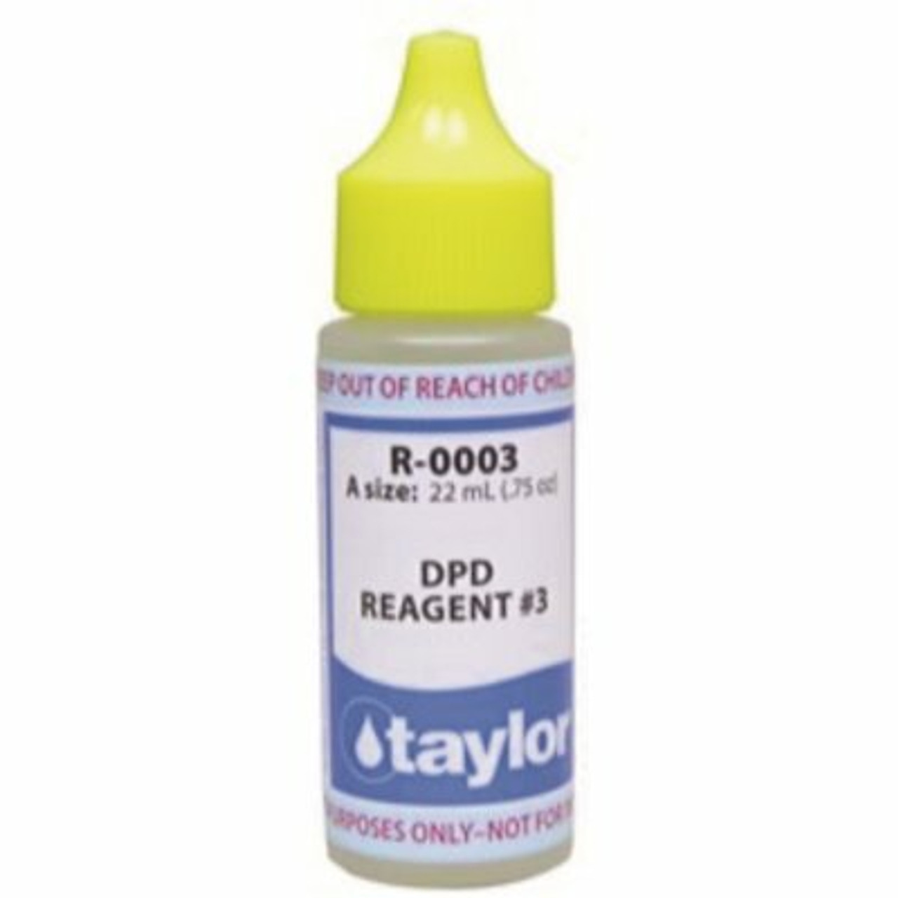 Taylor 3/4 Oz. Test Kit Replacement Reagent Refill Bottles Dpd Reagent #3