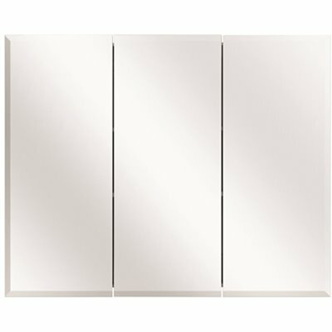 Glacier Bay 36-3/8 In. W X 30-3/16 In. H Frameless Surface-Mount Tri-View Bathroom Medicine Cabinet