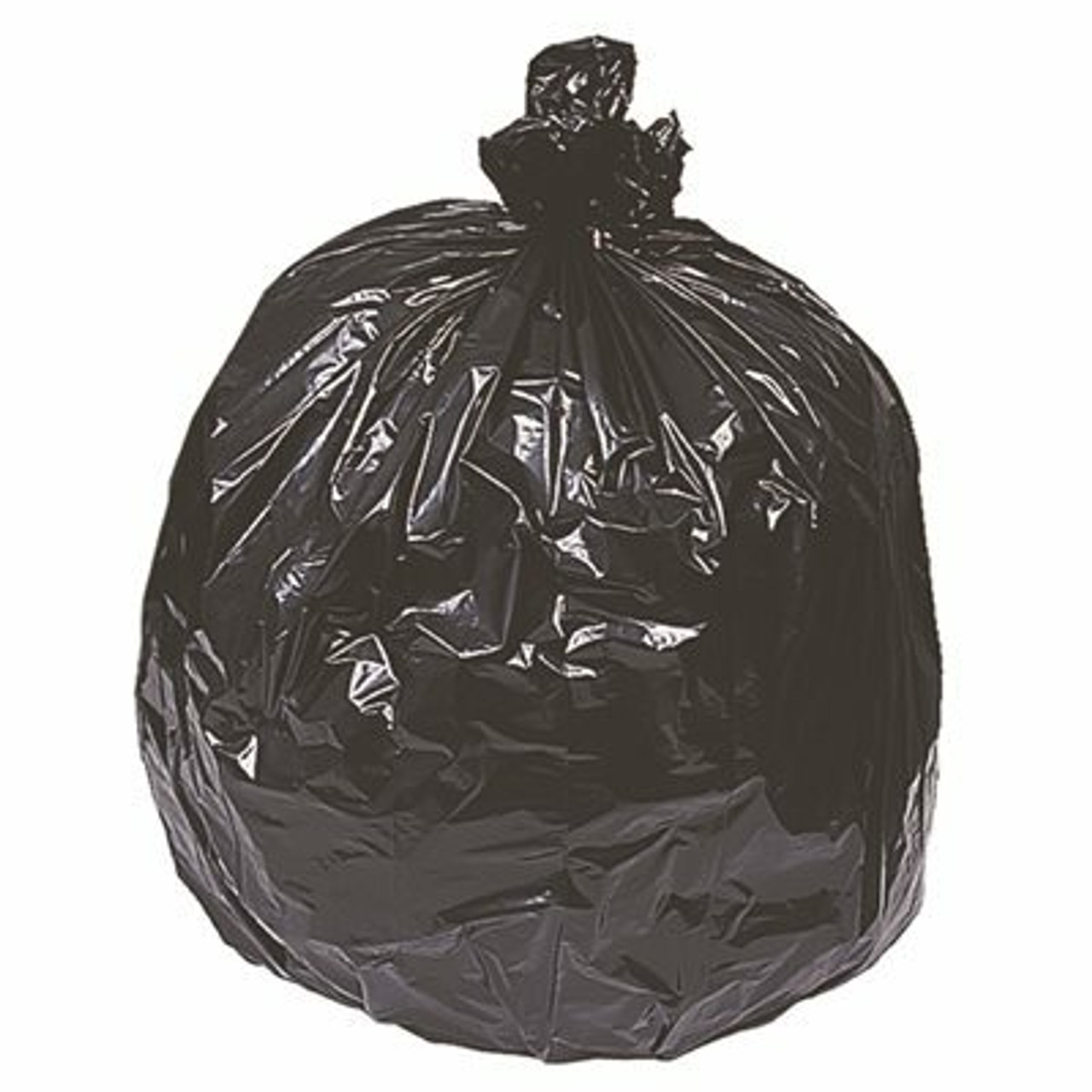 60 Gal. 38 In. X 58 In. 2.00 Mil Black Low-Density Trash Bags (10 Bags Per Roll 10 Rolls Per Case)