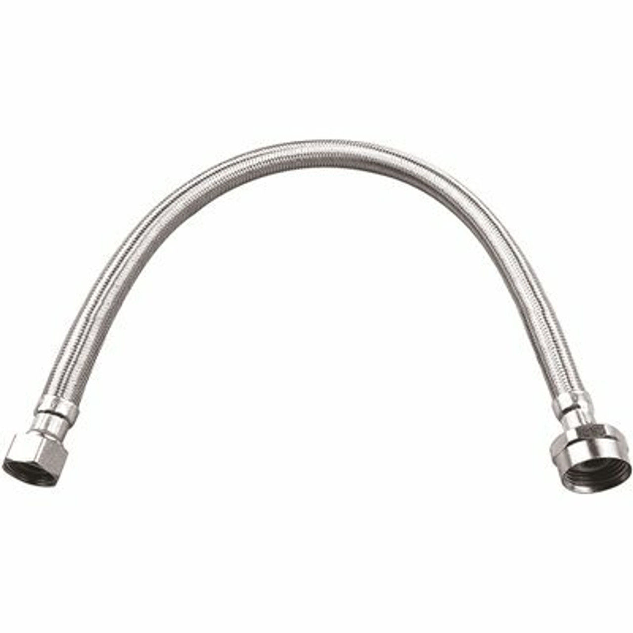Durapro 1/2 In. Fip X 7/8 In. Metal Ballcock X 12 In. Braided Stainless Steel Toilet Connector