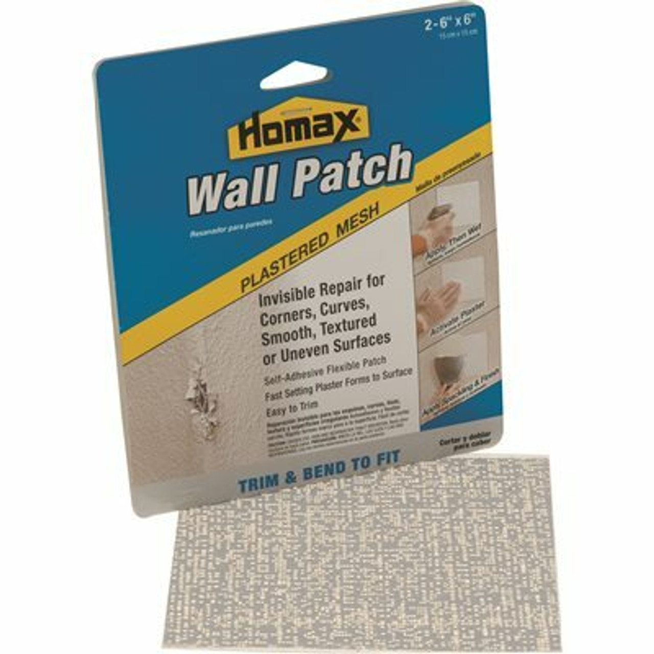 Homax 2-6 In. X 6 In. Pre Plastered Mesh Wall Patch