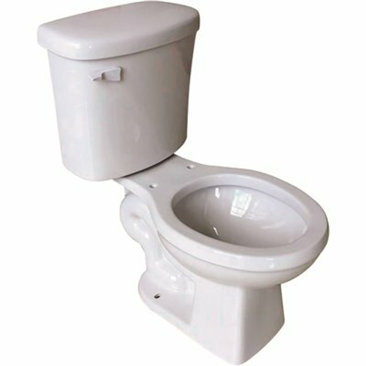 Premier Select 2-Piece 1.28 Gpf Single Flush Round Toilet In White Seat Not Included