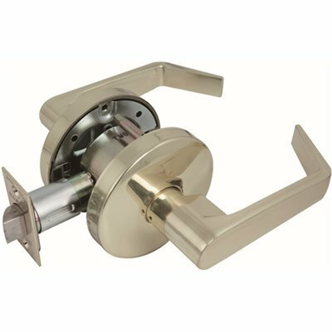 Us Lock 2050 Series Gr2 2-3/4 In. Backset Us3 Passage Hall/Closet Door Lever