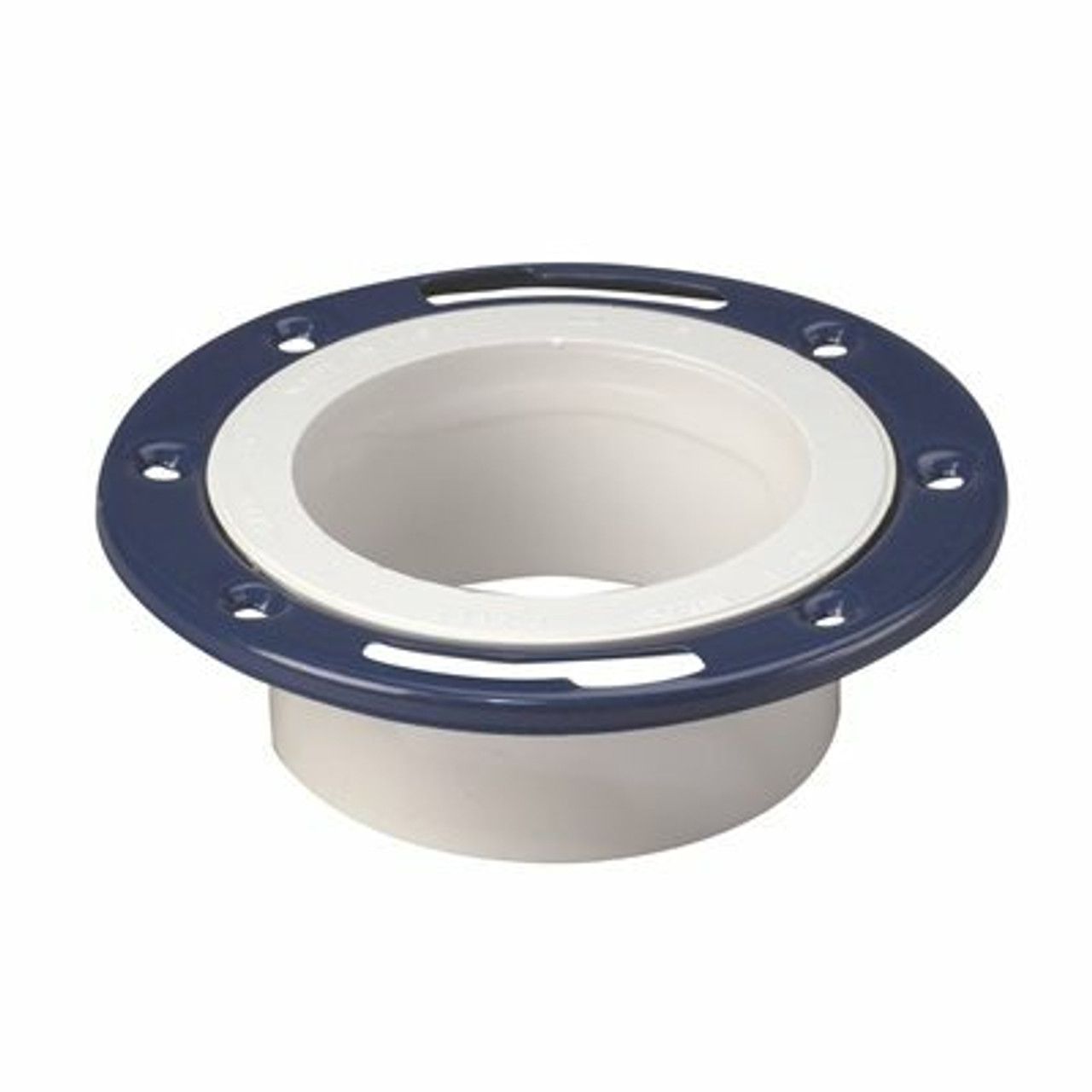 Water-Tite Flush-Tite Plastic Closet Flange For 3 In. Or 4 In. Pvc Pipe With Metal Ring