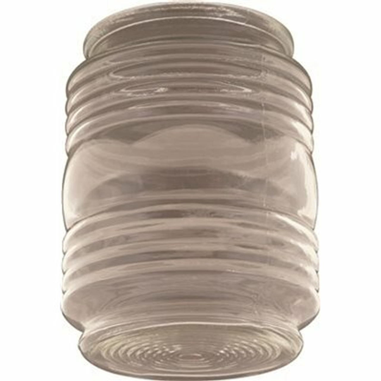 4-3/4 In., 3-1/8 In. Clear Fitter Jelly Jar Ceiling Fixture Replacement Glass (4 Per Box)