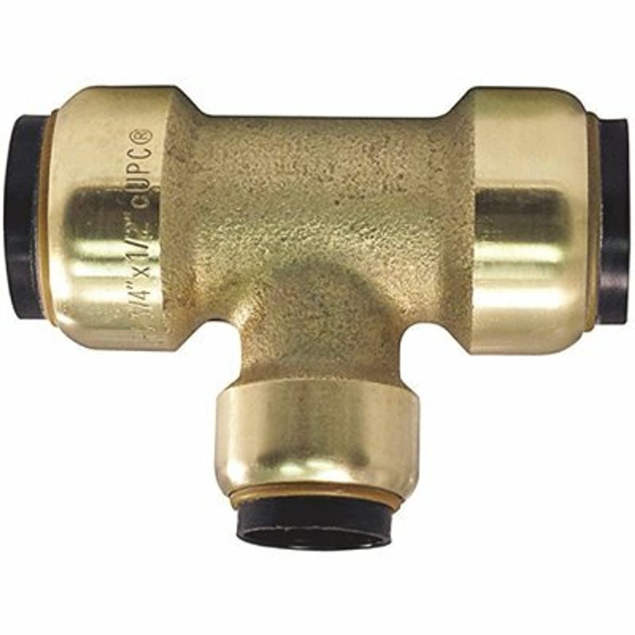 Tectite 3/4 In. X 3/4 In. X 1/2 In. Brass Push-To-Connect Reducer Tee