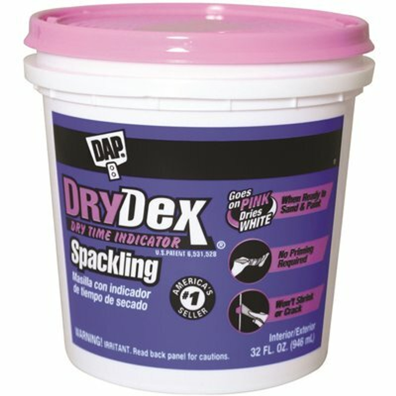 Dap Drydex 32 Oz. Dry Time Indicator Spackling Paste