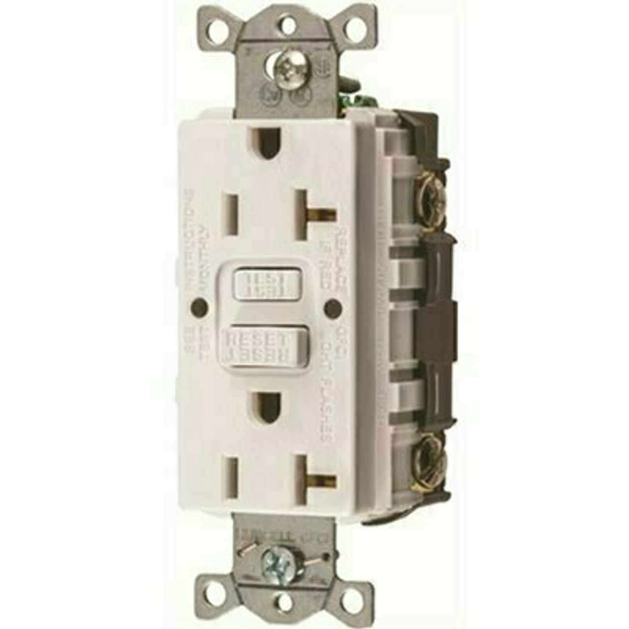 Hubbell Wiring 20 Amp 125-Volt Nema 5-20R Autoguard Commercial Standard Gfci Receptacle, White