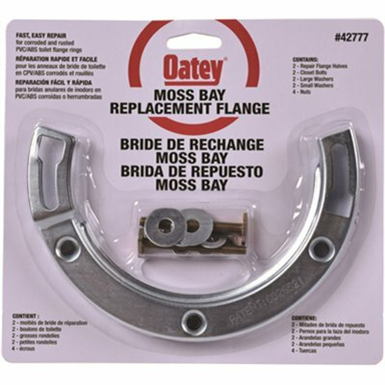 Oatey 7 In. Stainless Steel Toilet Flange Replacement Ring