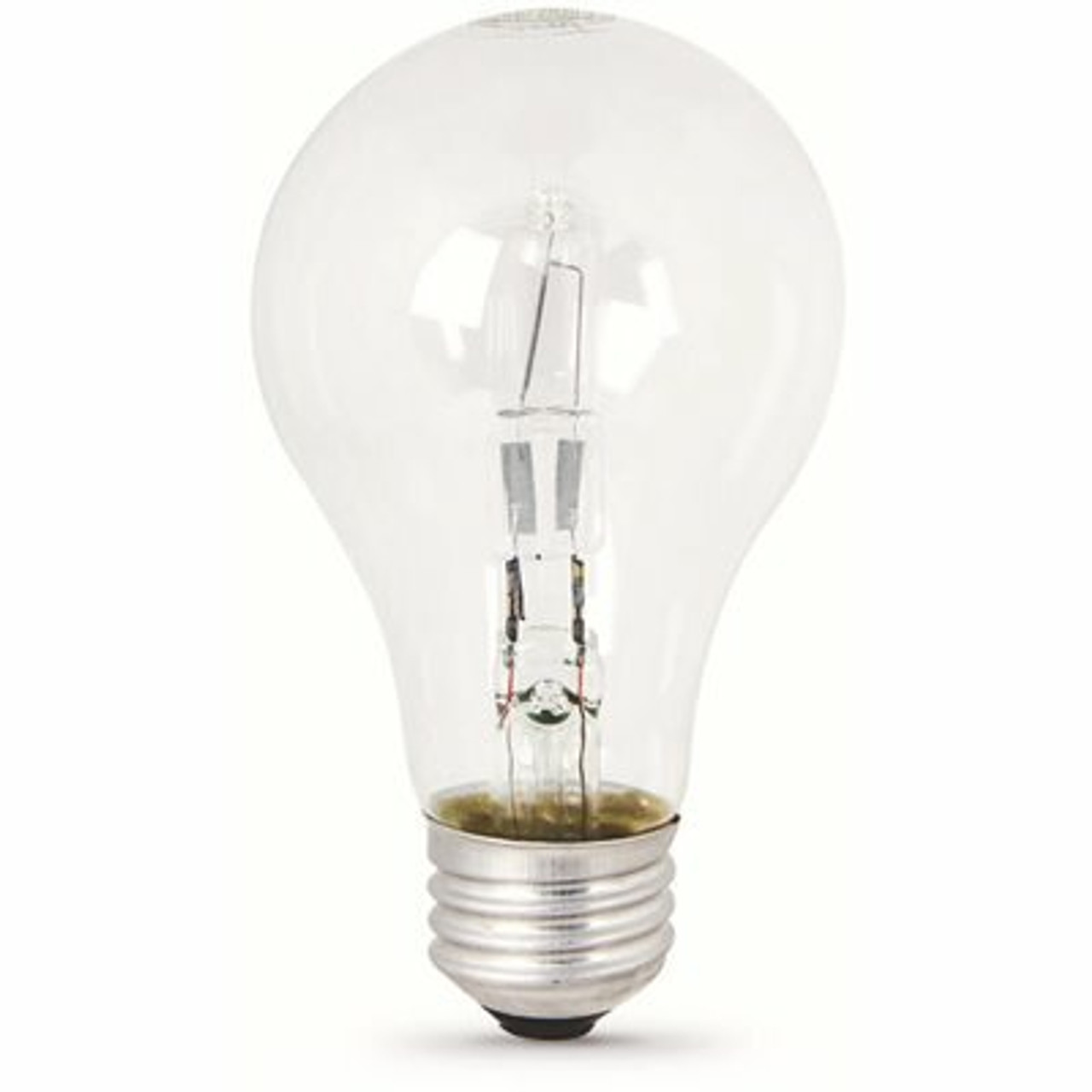Feit Electric 43-Watt Equivalent Bright White (3000K) A19 Dimmable Energy Saver Halogen Clear Light Bulb (24-Pack)