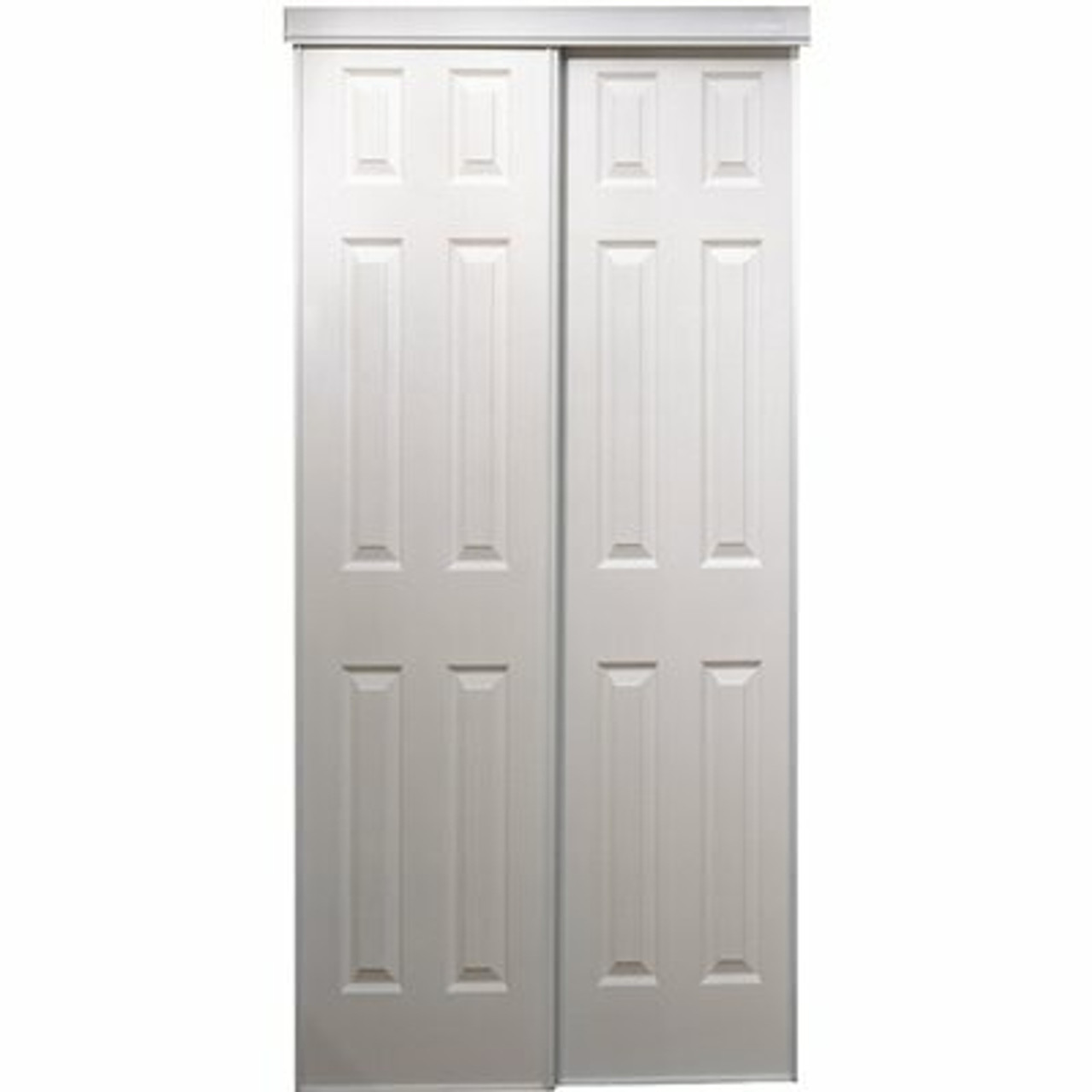 Truporte 106 Series 72 In. X 80 In. White Composite Bypass Door