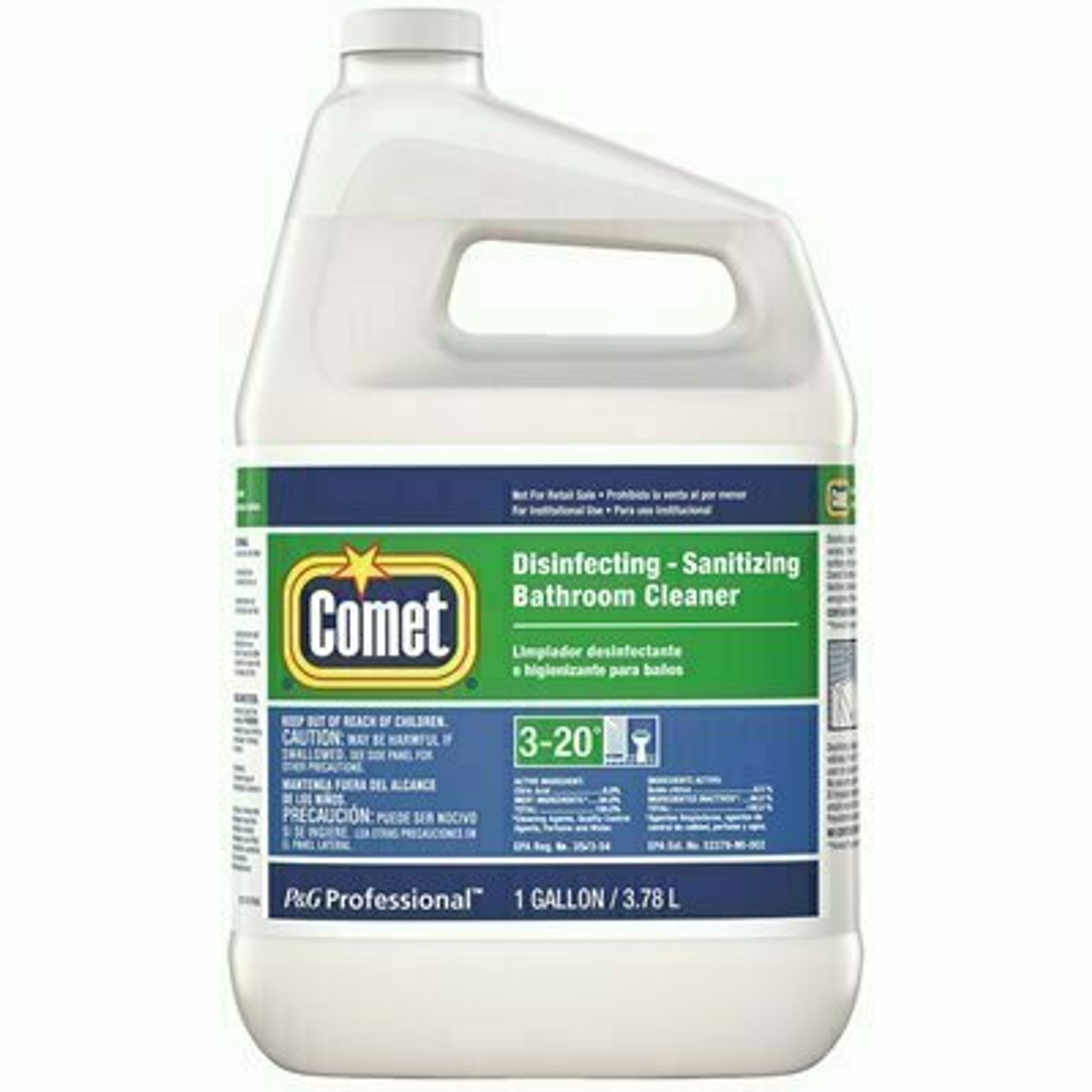 Comet 1 Gal. Open Loop Bath Disinfecting-Sanitizing Liquid Cleaner Refill With Spray Bottle