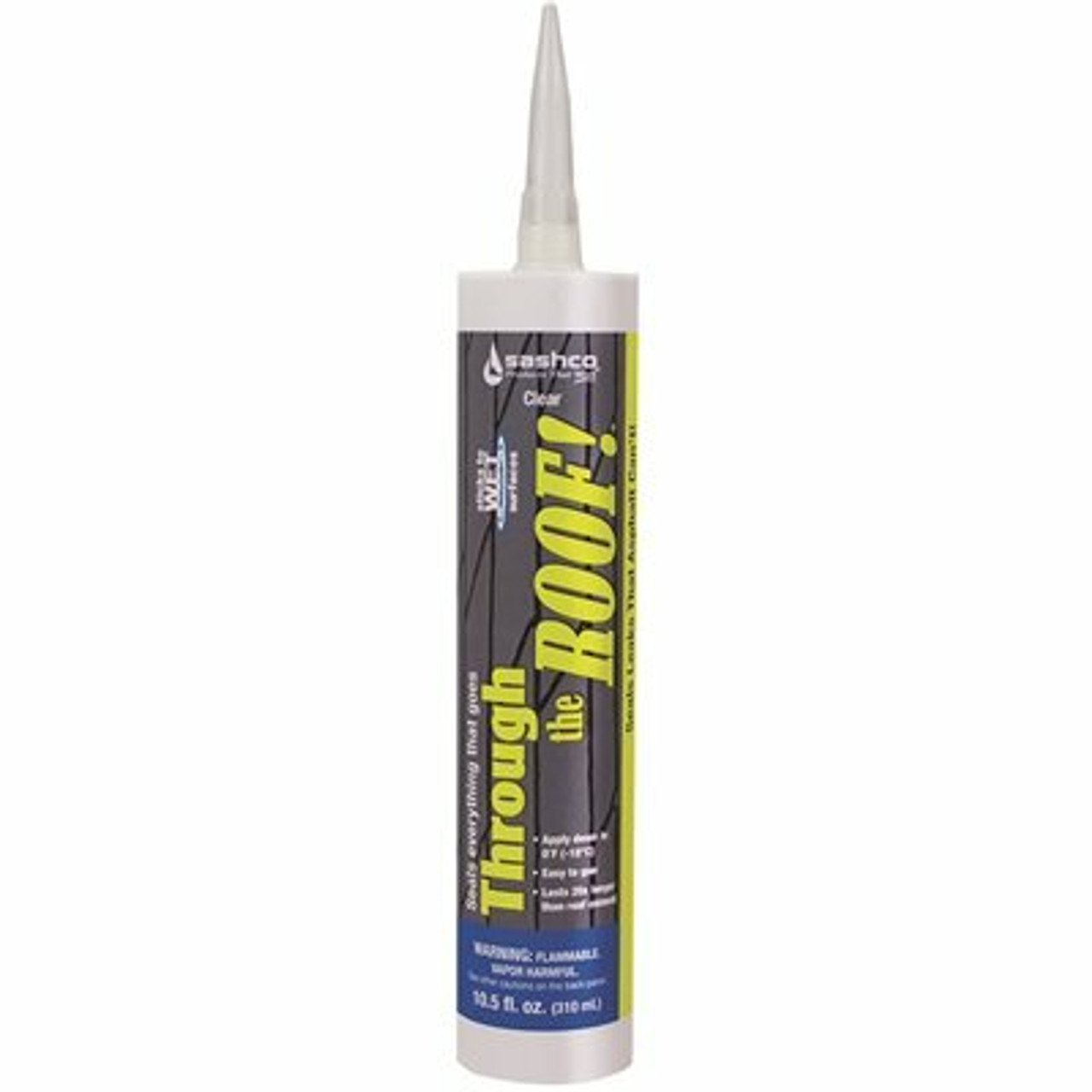 Sashco Through The Roof 10.5 Oz. Clear High Performance Roof Caulk