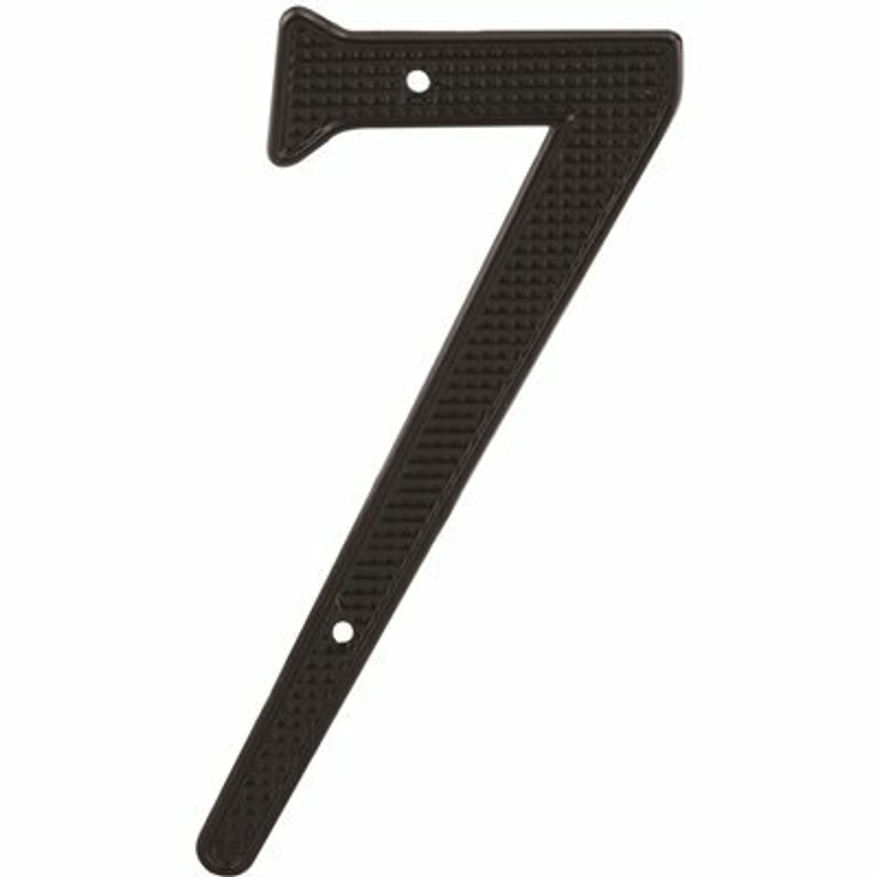 Prime-Line 4-1/4 In. House Number 7, Tall, Diecast, Black