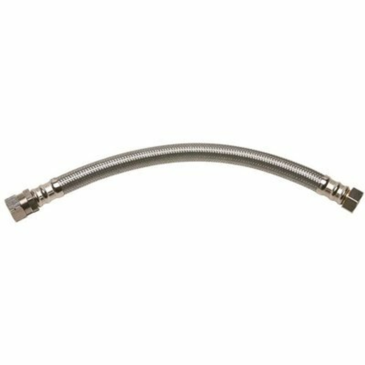 Fluidmaster 3/4 In. F.I.P. X 3/4 In. Compression X 18 In. L Braided Stainless Steel Water Heater Connector