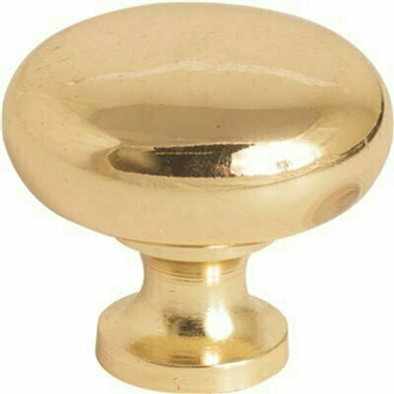 Anvil Mark 1-1/4 In. Polish Brass Cabinet Knob (5-Pack)