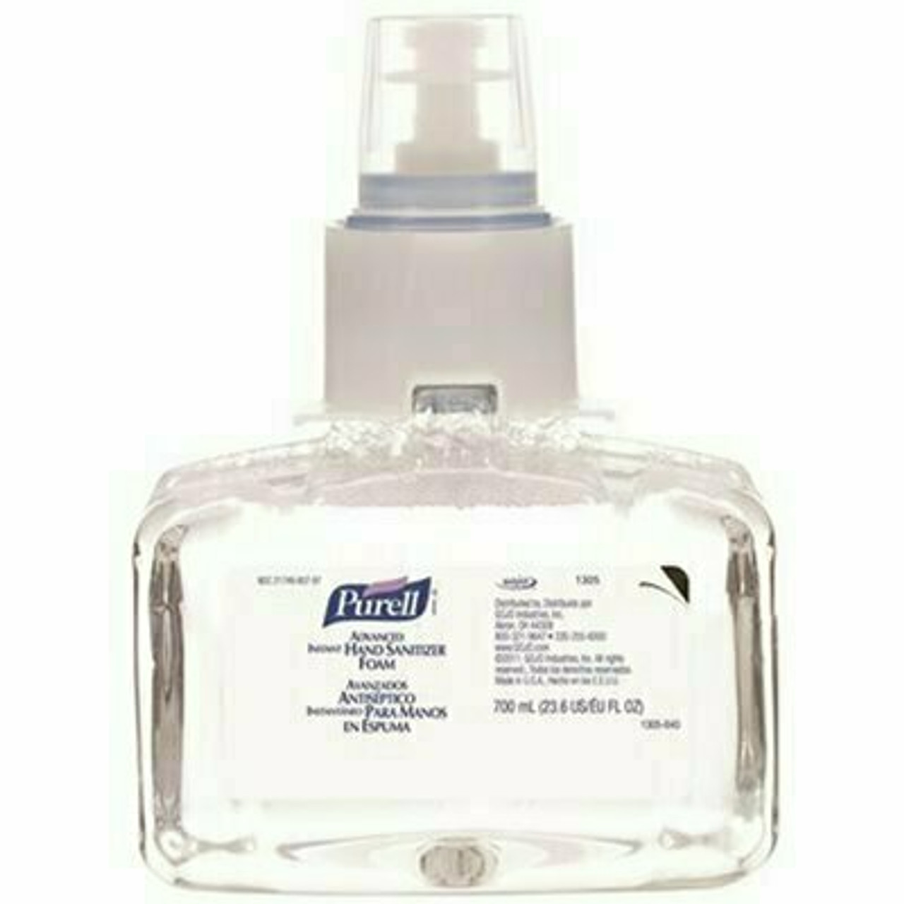 Purell Advanced Hand Sanitizer Foam, Refreshing Fragrance, 700 Ml Refill For Ltx-7 Touch-Free Dispenser (3-Pack Per Case)