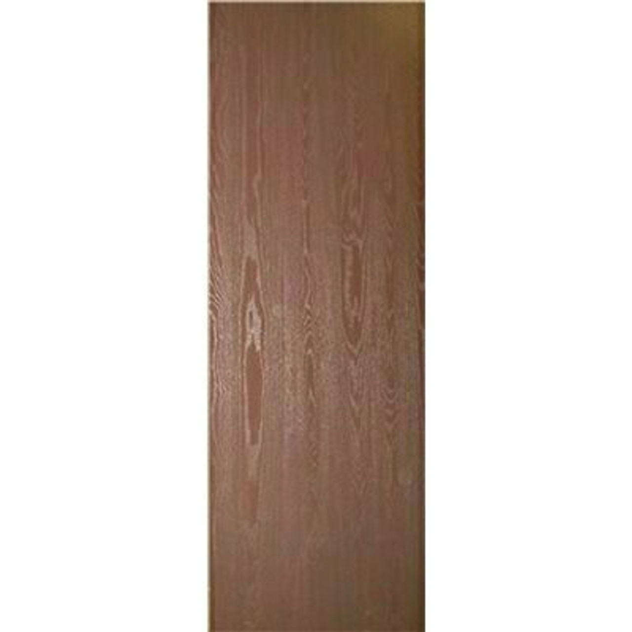 Masonite 36 In. X 80 In. Walnut Textured Flush Dark Wood Hollow Core Wood Interior Door Slab