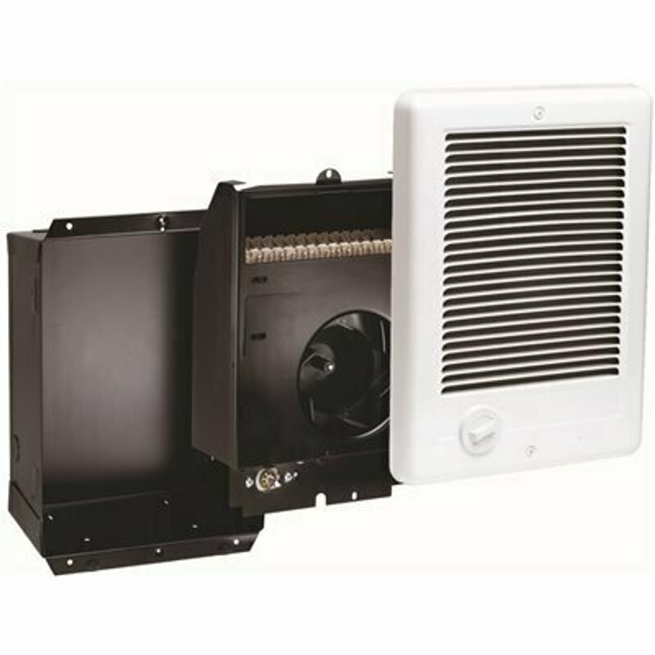 Cadet Com-Pak 1,000-Watt 240-Volt Fan-Forced In-Wall Electric Heater In White