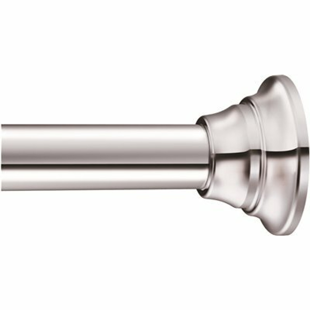 Moen 72 In. Adjustable Straight Decorative Tension Shower Rod In Chrome