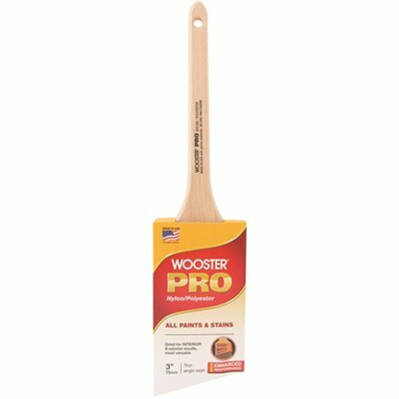 Wooster 3 In. Pro Nylon/Polyester Thin Angle Sash Brush