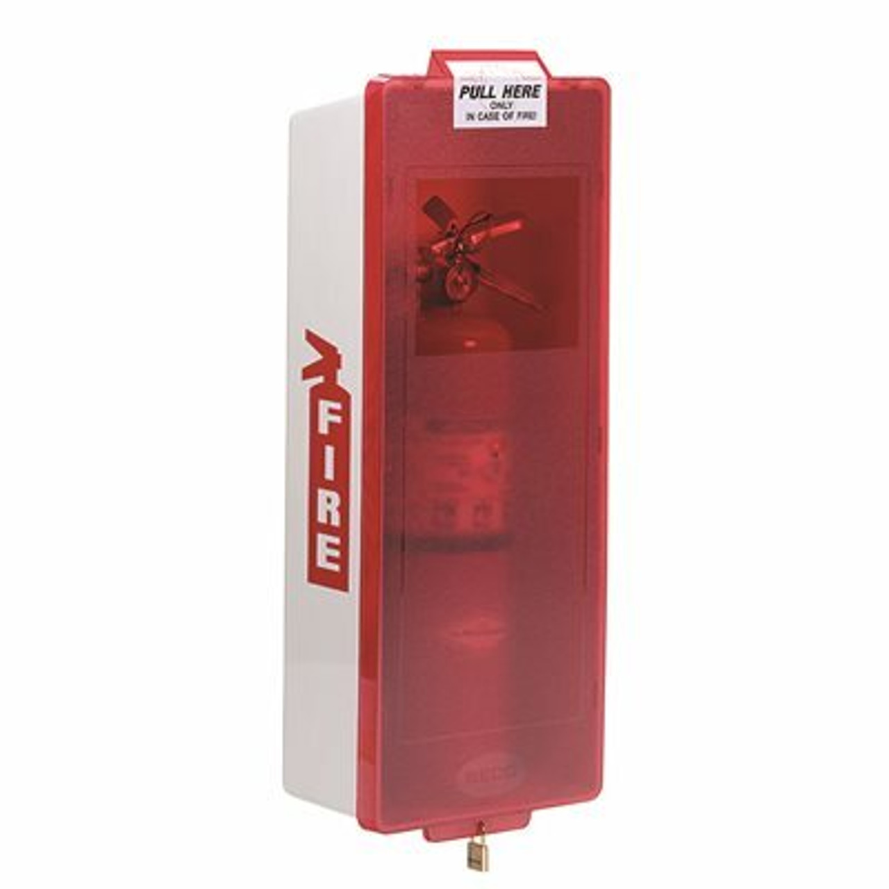 Brooks Equipment 25.75 In. X 9.625 In. W X 6.375 In. D Fire Extinguisher Cabinet