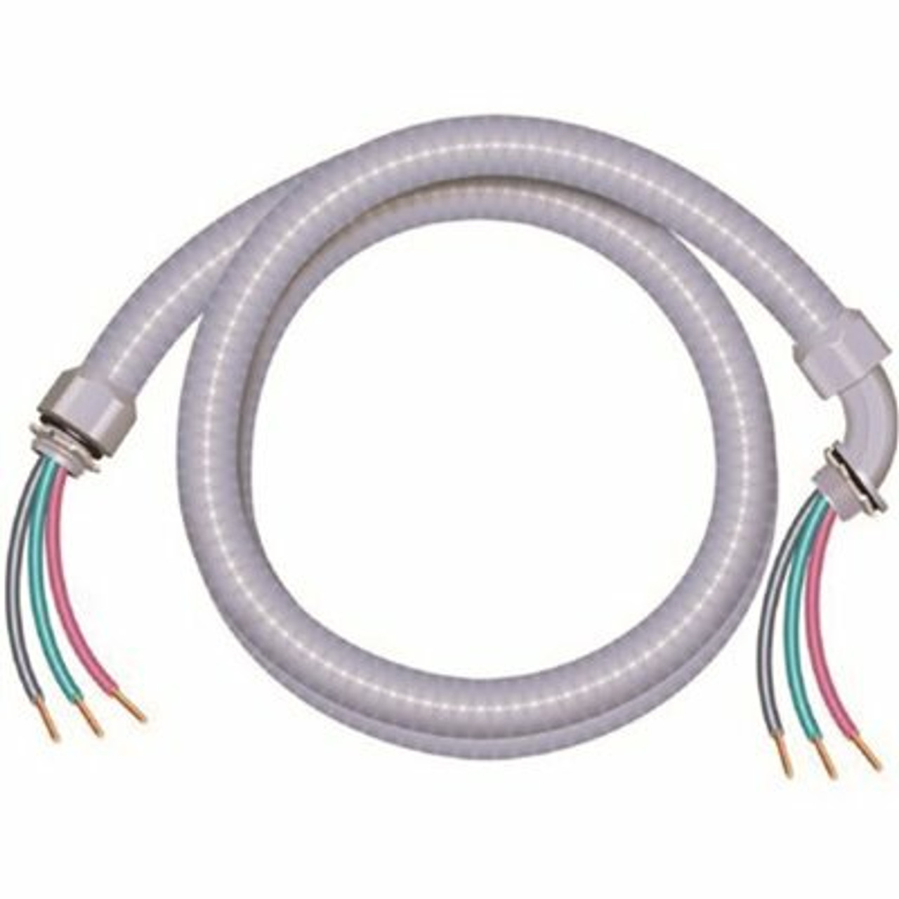 Southwire 3/4 In. X 6 Ft. 8/2 Ultra-Whip Liquidtight Flexible Non-Metallic Pvc Conduit Cable Whip