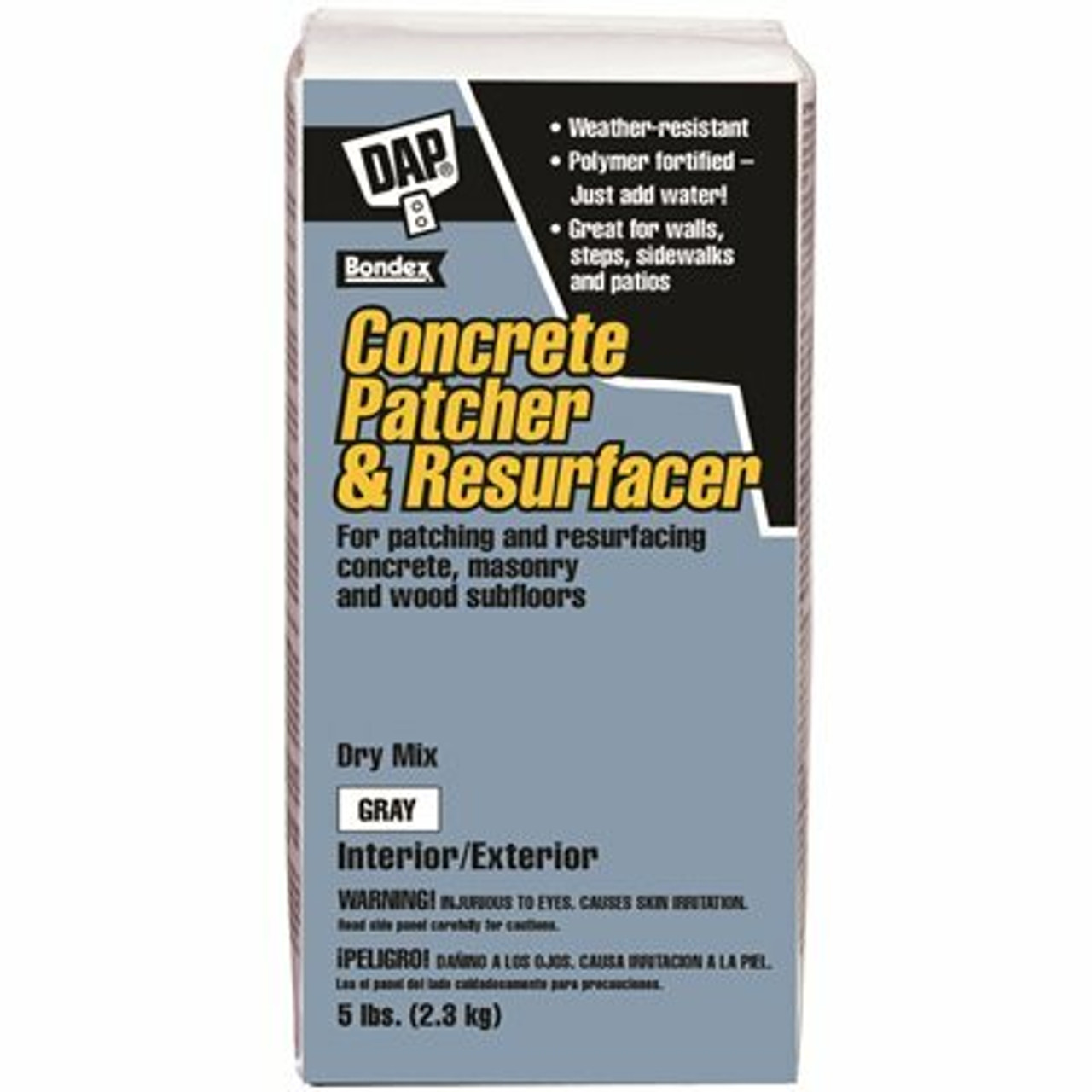 Dap 5 Lbs. Gray Concrete Patcher And Resurfacer