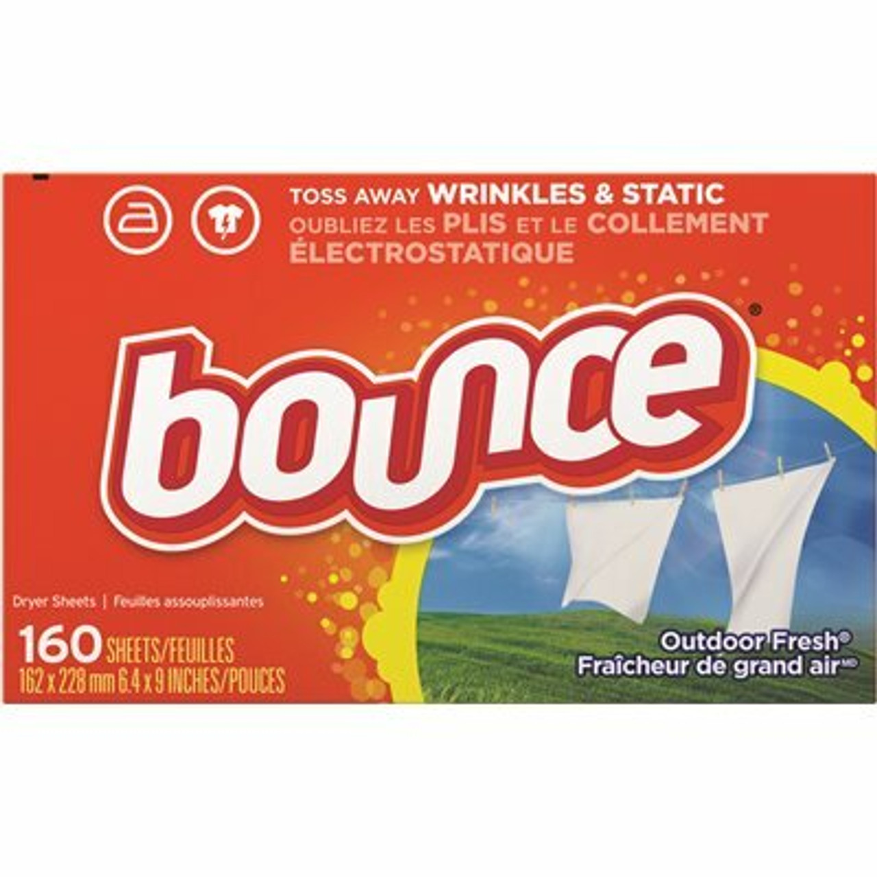 Bounce Outdoor Fresh Scent Fabric Softener Dryer Sheets (160-Count)